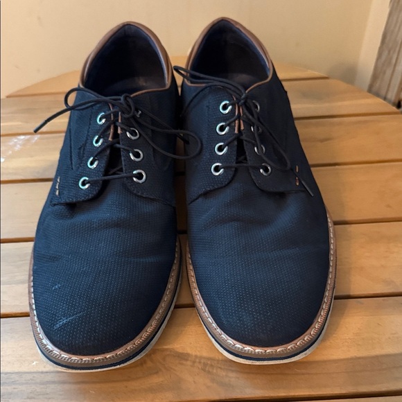 Source Unknown Men's Navy Lace-Up Loafers - Picture 6 of 11